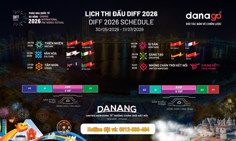 Lịch thi đấu pháo hoa Đà Nẵng 2026