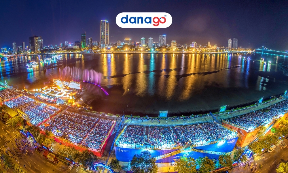 Sơ đồ khán đài Vé pháo hoa Đà Năng 2026